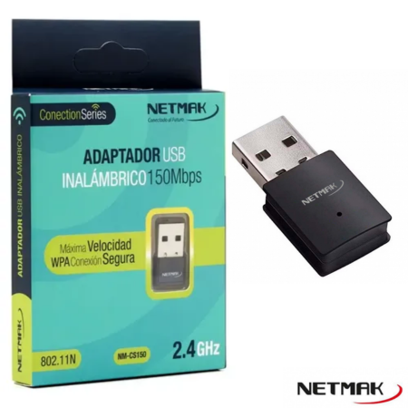 PLACA DE WIFI USB 150Mb NETMAK NM-CS150