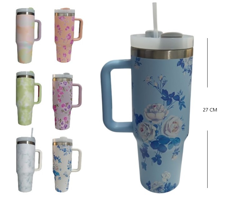VASO 1.2L TERMICO C/SORBETE DISEÑOS