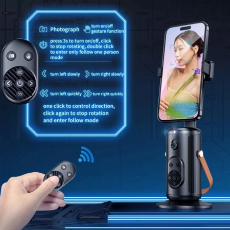 ESTABILIZADOR CELULAR WEP-Q04 C/SEGUIMIENTO DE MOV