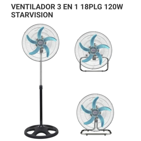 VENTILADOR 3 EN 1 18" 120W STARVISION