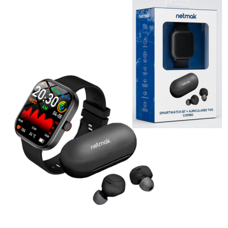 COMBO SMARTWATCH Y AUR NM-BOOST NETMAK