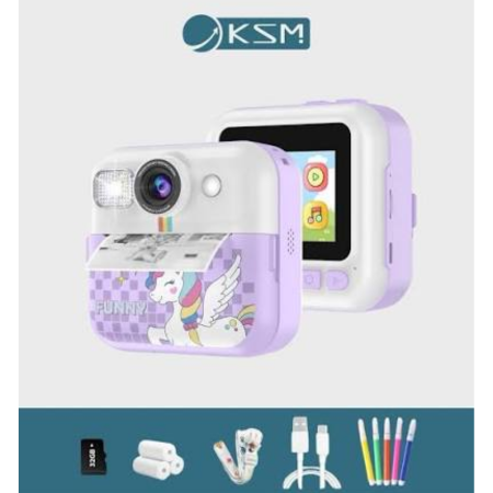 MINI CAMARA KOSMO CAM KIDS 8GB Y 3 ROLLOS