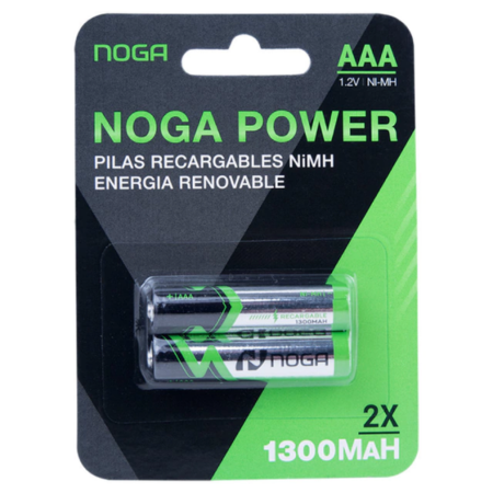 PILAS RECARGABLES NOGA AAA 1300A