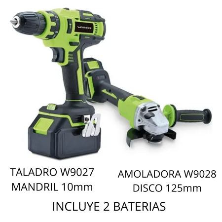 TALADRO Y AMOLADORA WINCO W9022