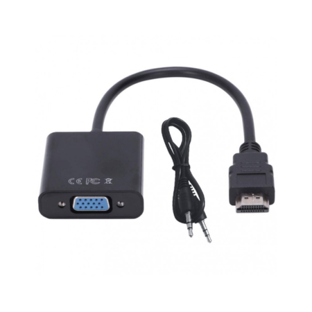 ADAPTADOR HDMI A VGA CON AUDIO