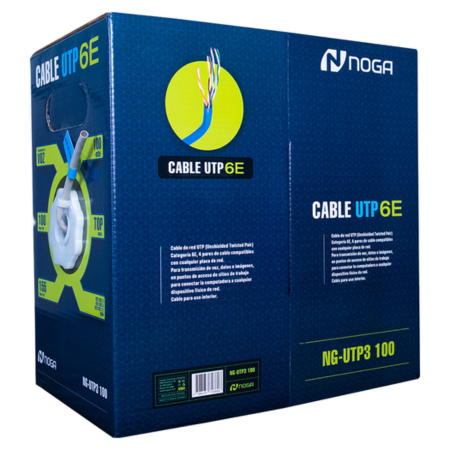 CABLE DE RED NOGA CAT6 UTP3 100M