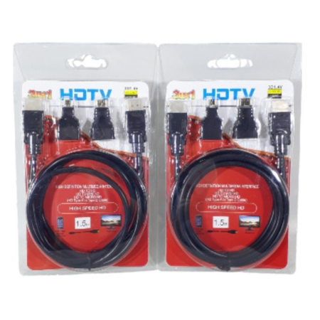 CABLE HDMI 3 EN 1