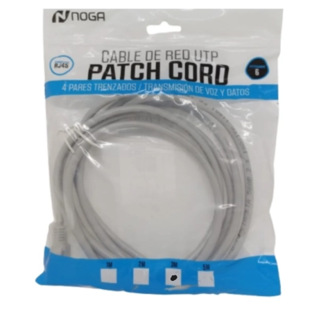 CABLE DE RED NOGA CAT5 3M
