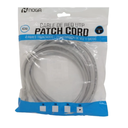 CABLE DE RED NOGA CAT6 5M
