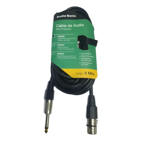 CABLE DE MICROFONO 6M M5890
