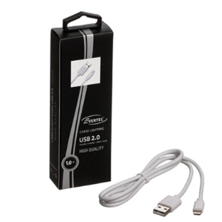 CABLE DE IPHONE EVERTEC 2M
