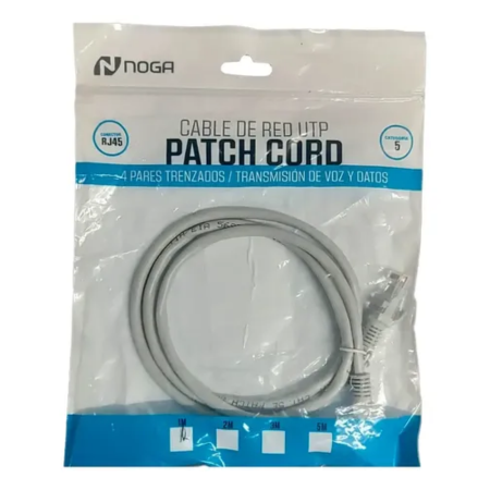 CABLE DE RED NOGA CAT5 1M