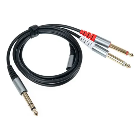 CABLE DE ALTAVOZ 6.35 A 6.35 DOBLE XC-S5014